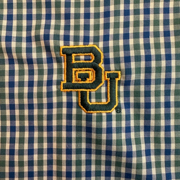 Southern Marsh Baylor University blue and green long sleeve button down - Picture 12 of 12